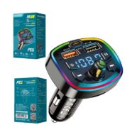 Kaku 18W Dual USB & Type C Car Charger & FM Transmitter