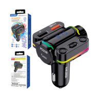 Kaku 40W Dual USB & Type C Car Charger & Wireless FM Transmitter KSC-1064