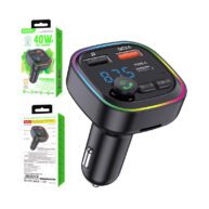 Kaku 40W Dual USB Car Charger & FM Transmitter KSC-1065
