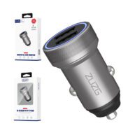 ZUZG 3.4A Dual USB Metal Car Charger - ZC-C04S