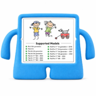 3D Silicone Stand Blue - iPad 10.9/11