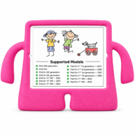3D Silicone Stand Pink- iPad 10.9/11''