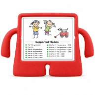 3D Silicon Stand Red - iPad 10.9/11''