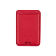 Magnetic Card Holder With Stand- Red