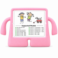 3D Silicone Stand Light Pink - iPad 10.9/11''