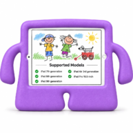 3D Silicone Stand Purple - iPad 10.2/Pro 10.5