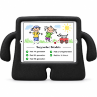 3D Silicone Stand Black - iPad 10.2/10.5