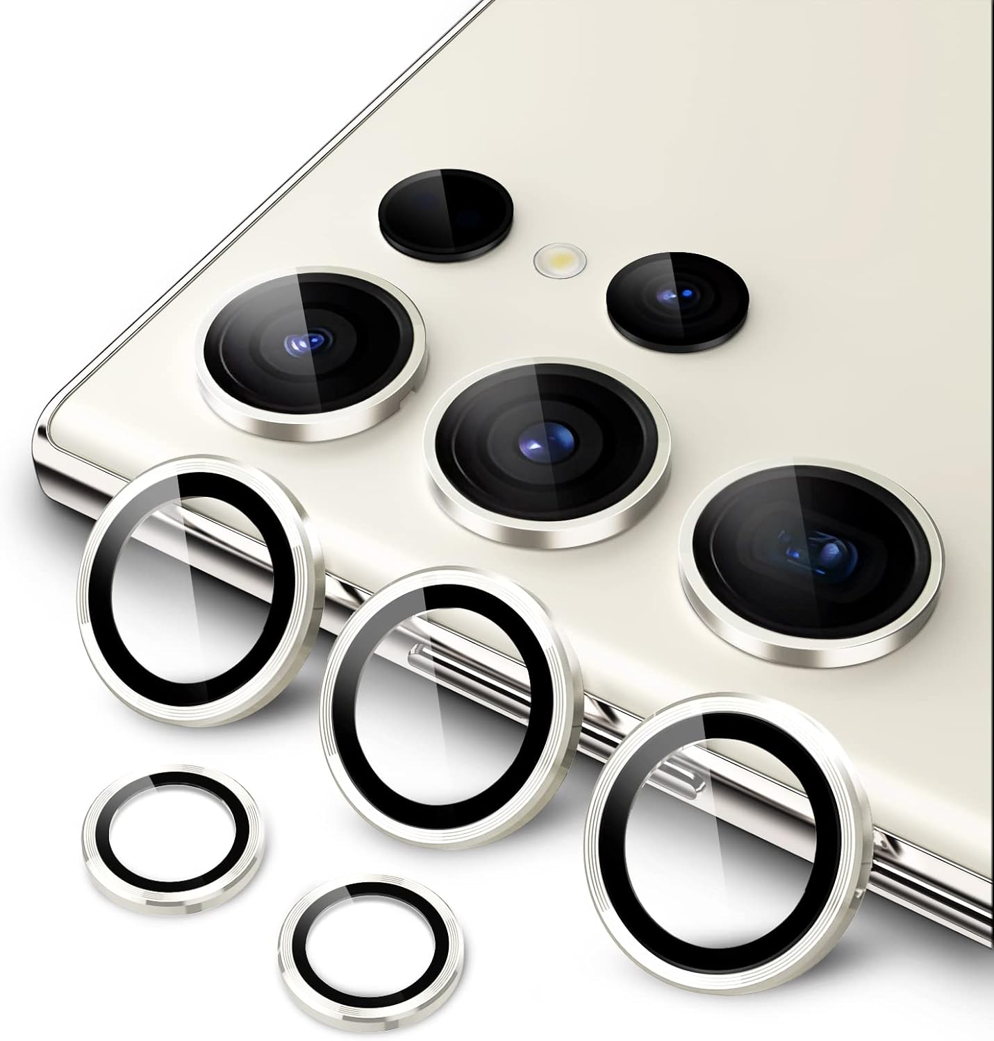 Camera Lens Protector Ring S25 Ultra- Silver – iGen Mobility