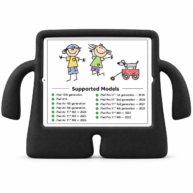 3D Silicone Stand Black - 10.9/11'' For iPad