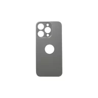 Back Glass with Frame iPhone 15 Pro - Natural Titanium