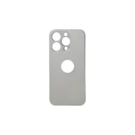 Back Glass with Frame iPhone 15 Pro Max - White Titanium
