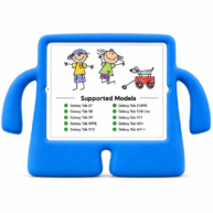 3D Silicone Stand Blue - Tab S7/S8/S9/S9FE/S10/S10FE/S11
