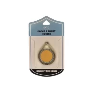 Ring Leather Drop Gold