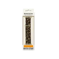 42/44/45/49mm Metal Mesh Design Cheetah Beige