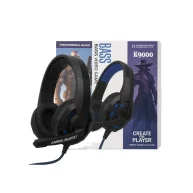Wired Gaming Super Bass Headphones Blue