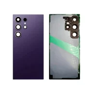 Replacement Back Cover Glass W/Camera Lens S24 Ultra - Violet
