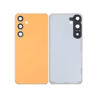 Replacement Back Cover Glass W/Camera Lens S24 Plus - Orange
