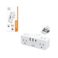 Mscien 9in1 Adapter With 6 AC Outlet