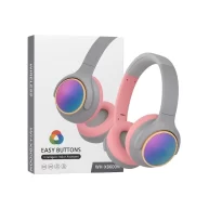 Ony Wireless Headphones Gray & Pink WH-XB69N