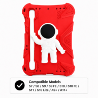 Astronaut Case Red Tab S7/S8/S9/S9FE/A9+