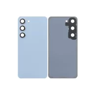 Replacement Back Cover Glass W/Camera Lens S23 - Blue