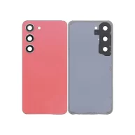 Replacement Back Cover Glass W/Camera Lens S23 - Red