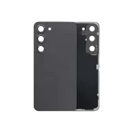 Replacement Back Cover Glass W/Camera Lens S23 - Black
