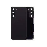 Replacement Back Cover Glass W/Camera Lens S23 Plus - Black
