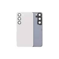 Replacement Back Cover Glass W/Camera Lens S23 Plus - White