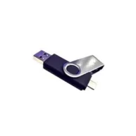 360 Rotation Data Traveler USB and Type C - 32 GB (Black)