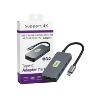7in1 Type C adapter With 2 HDMI Port