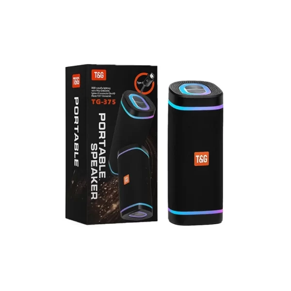 RGB Colorful Lightning Speaker Black