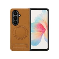 Leather Magsafe Stand Brown - Galaxy Z Fold 7