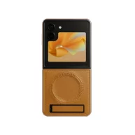 Leather Magsafe Stand Brown - Galaxy Z Flip 7