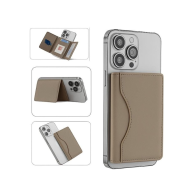 Magnetic Magsafe Wallet - Taupe