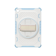 Rugged Defend Grip & Stand Case White - Tab A9