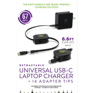 Retrack Premier Series Universal Laptop Charger 67W - Open Box