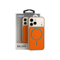 Elegant Leather Magsafe Orange - Galaxy S26
