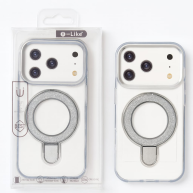 Hard Glitter Stand Magsafe Silver - iPhone 17 Pro