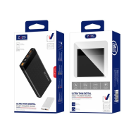 ZUZG Dual Usb & Dual Type C 10,000 Mah Power Bank Black - ZP-J49