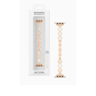 Elegant Bracelet marble flower watch band 38/40/41MM -Rose Gold