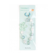 Bracelet Lanyards For Cell Phone Mint Flower