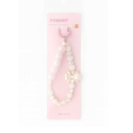 Bracelet Lanyards For Cell Phone Pink Bow-Tie
