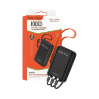 Kaku 4IN1 USB/Lightning/Type C/Micro 10000 mAh Power Bank (KSC-1095) - Black