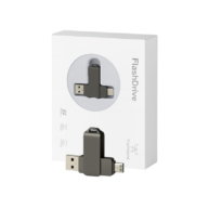 3IN1 USB/ LIGHTING/ TYPE-C 64GB FLASH DRIVE