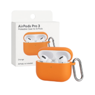 Airpods pro 3rd Gen - Silicone case orange