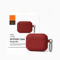 Airpods Pro 3rd Gen – SPG Silicon Case Wine Red