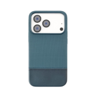 Dual Tone Dotted And Leather iPhone 17 Pro - Navy