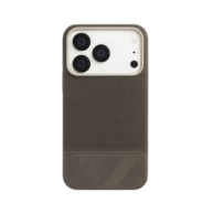 Dual Tone Dotted And Leather iPhone 17 Pro - Grey