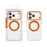 Metal Clear Magsafe Stand Orange - iPhone 17 Pro